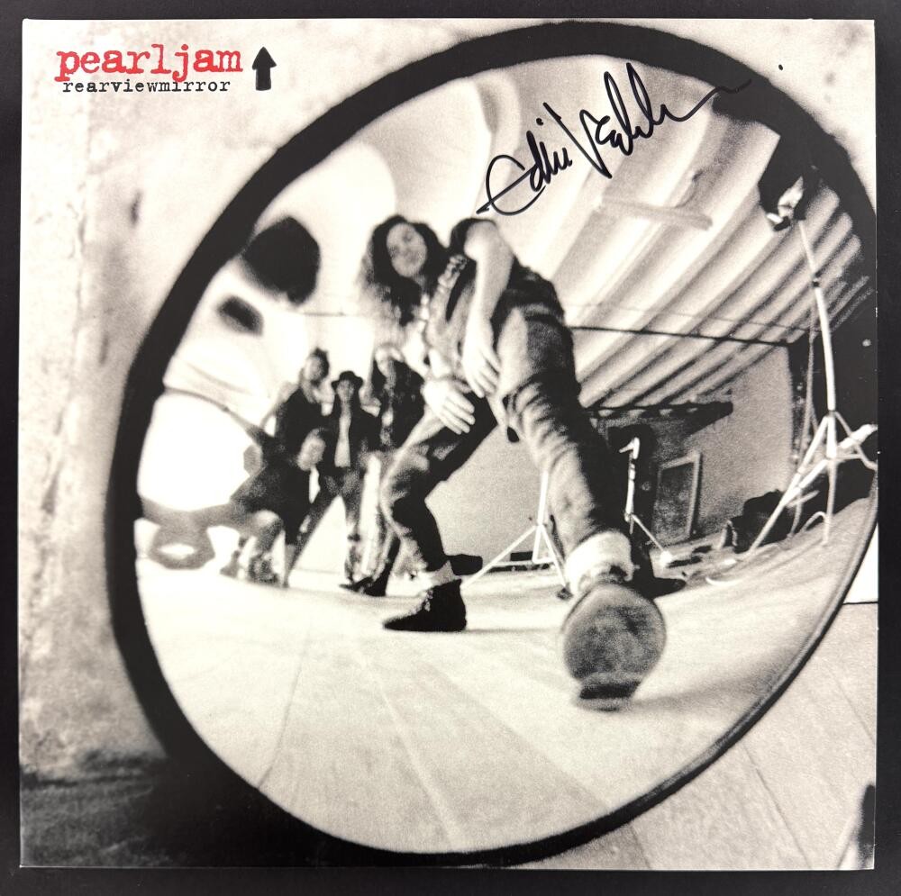 Eddie Vedder Pearl Jam Signed Autograph Album Vinyl Record - Rearviewmirror JSA