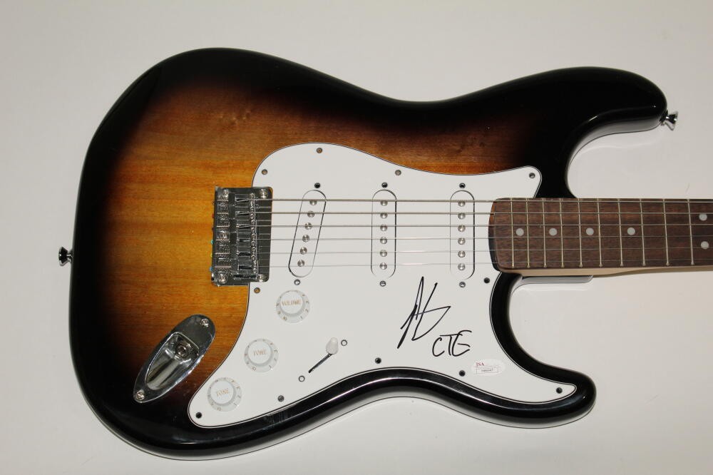 MATT SHULTZ SIGNED AUTOGRAPH FENDER BRAND ELECTRIC GUITAR CAGE THE ELEPHANT JSA