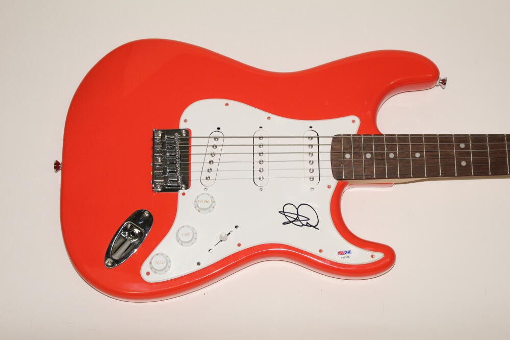 KEVIN CRONIN SIGNED AUTOGRAPH FENDER BRAND ELECTRIC GUITAR - REO SPEEDW ID: 6615