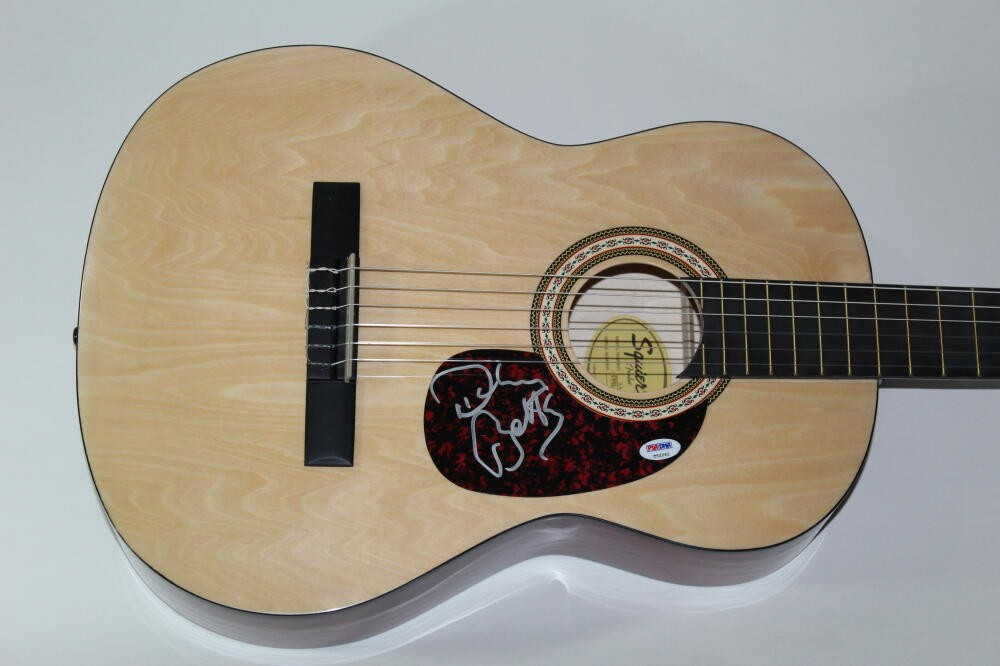 DICKEY BETTS SIGNED AUTOGRAPH FENDER BRAND ACOUSTIC GUITAR - ALLMAN BROTHERS PSA