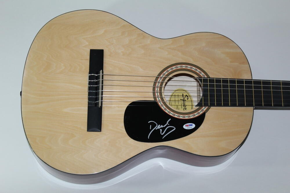 DEREK TRUCKS SIGNED AUTOGRAPH FENDER BRAND ACOUSTIC GUITAR ALLMAN BROTHERS PSA