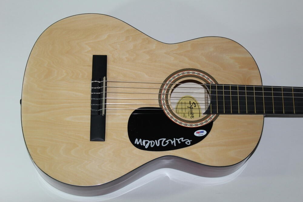 MIKE DOUGHTY SIGNED AUTOGRAPH FENDER BRAND ACOUSTIC GUITAR - SOUL COUGHING B PSA