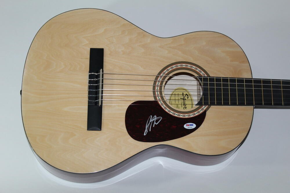 JORDAN WITZIGREUTER SIGNED AUTOGRAPH FENDER ACOUSTIC GUITAR - THE READY SET PSA