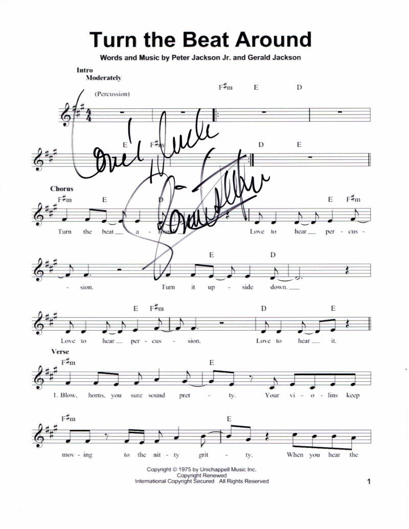 GLORIA ESTEFAN SIGNED AUTOGRAPH 