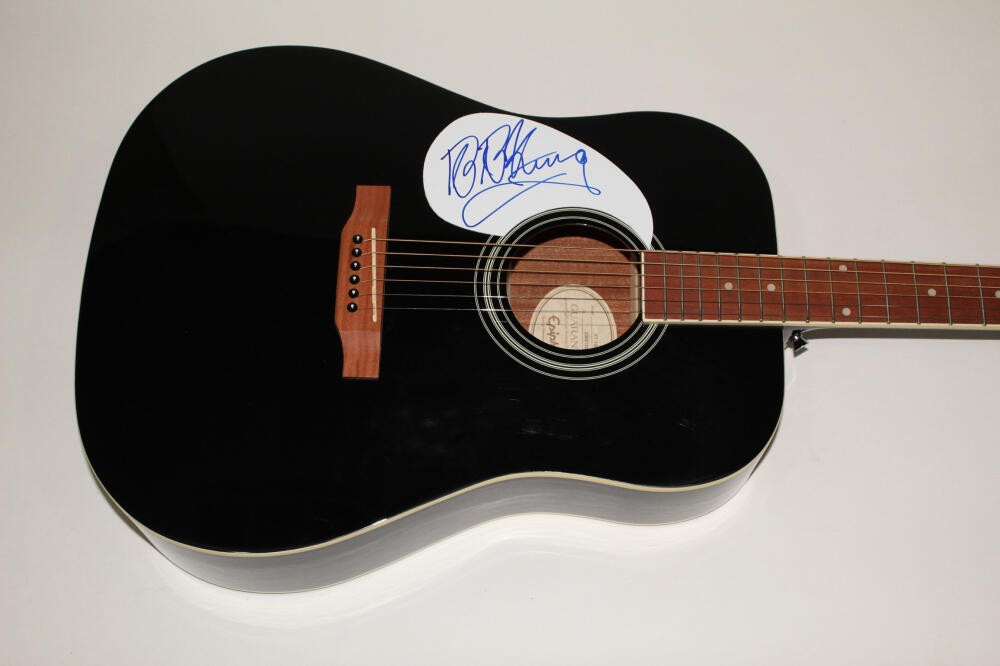 BB KING SIGNED AUTOGRAPH GIBSON EPIPHONE ACOUSTIC GUITAR - KING OF BLUES W/ JSA