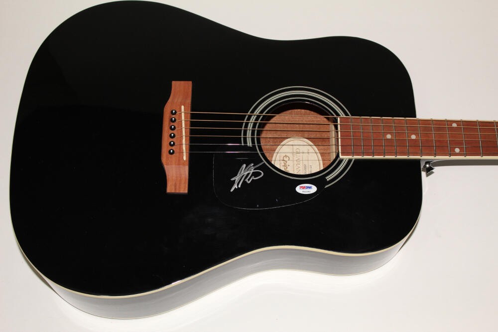 JORDAN WITZIGREUTER AUTOGRAPH GIBSON EPIPHONE ACOUSTIC GUITAR -THE READY SET PSA