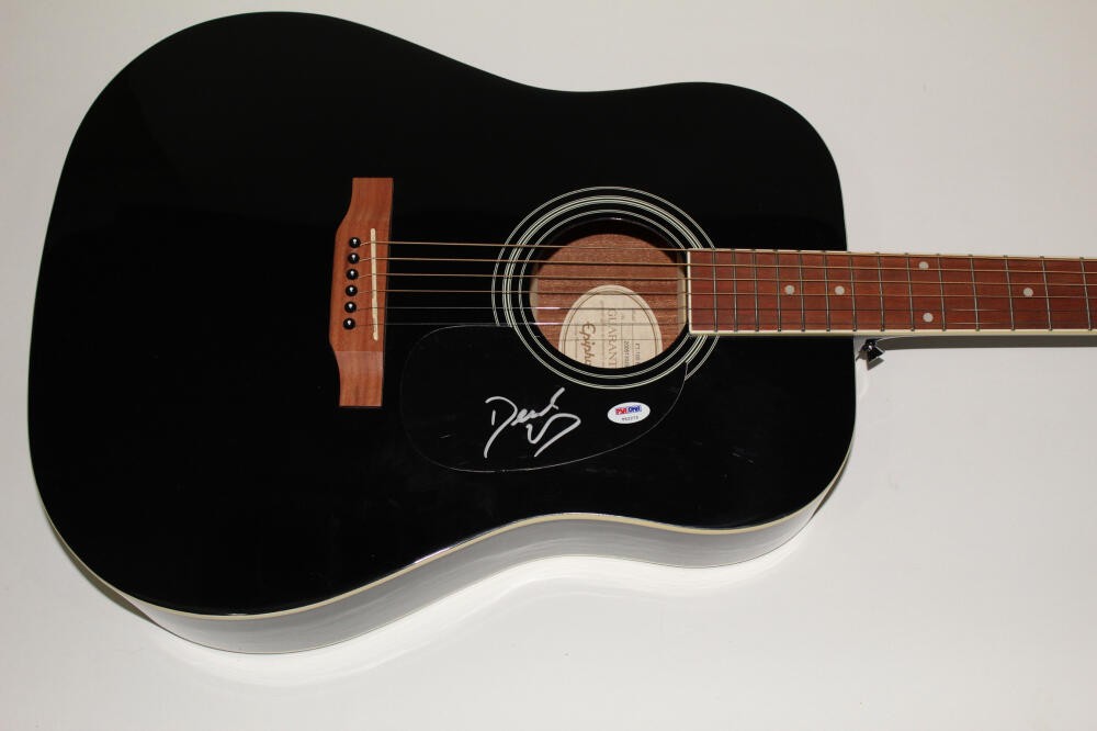 DEREK TRUCKS SIGNED AUTOGRAPH GIBSON EPIPHONE ACOUSTIC GUITAR ALLMAN BROTHER PSA