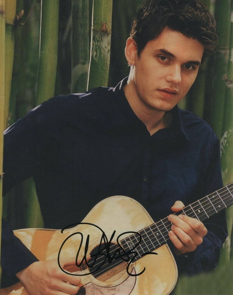 JOHN MAYER SIGNED AUTOGRAPH 8X10 PHOTO - YOUNG STUD, ROOM FOR SQUARES REAL COA