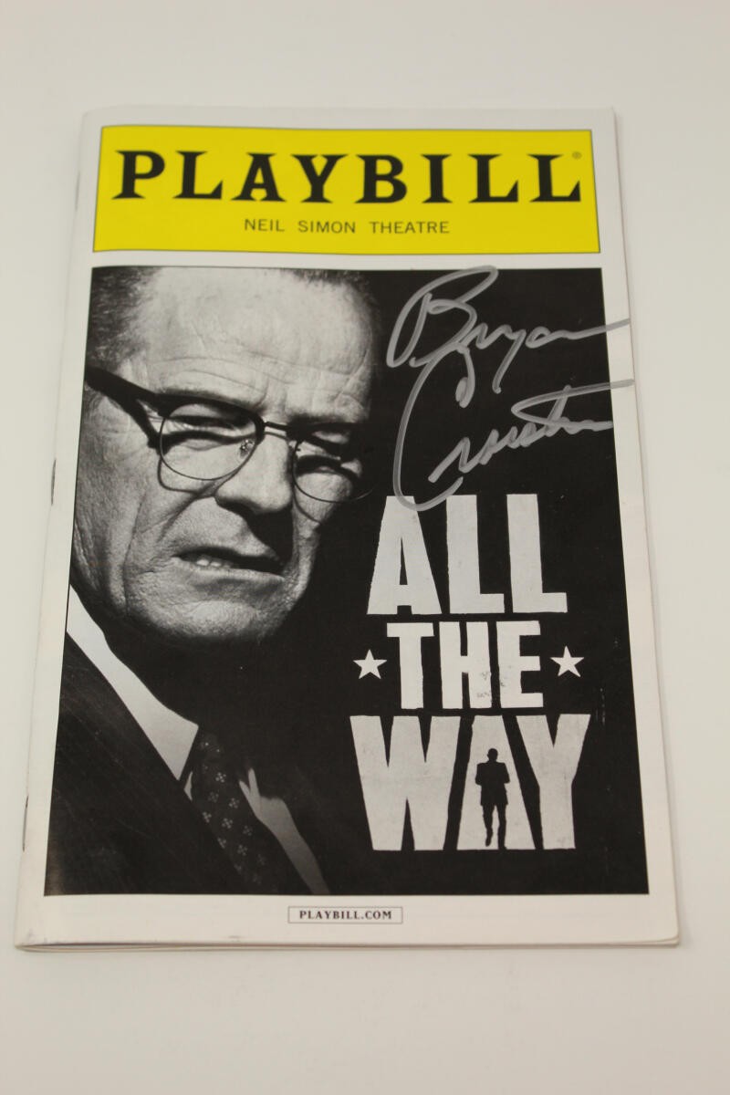 BRYAN CRANSTON SIGNED AUTOGRAPH 