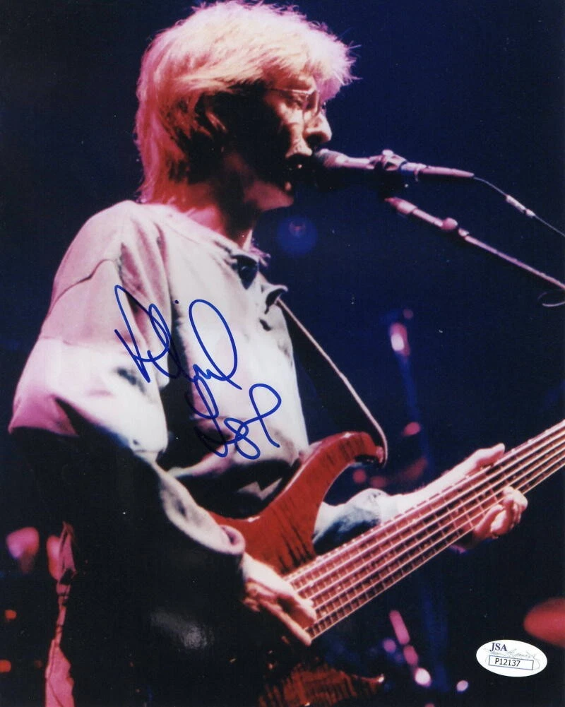 PHIL LESH SIGNED AUTOGRAPH 8X10 PHOTO - GRATEFUL DEAD LEGEND, AND FRIENDS JSA