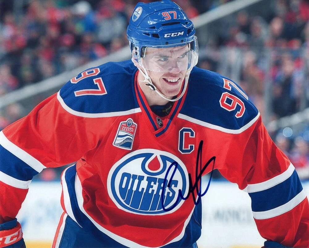 CONNOR MCDAVID SIGNED AUTOGRAPH 8X10 PHOTO - EDMONTON OILERS, NHL SUPERSTAR