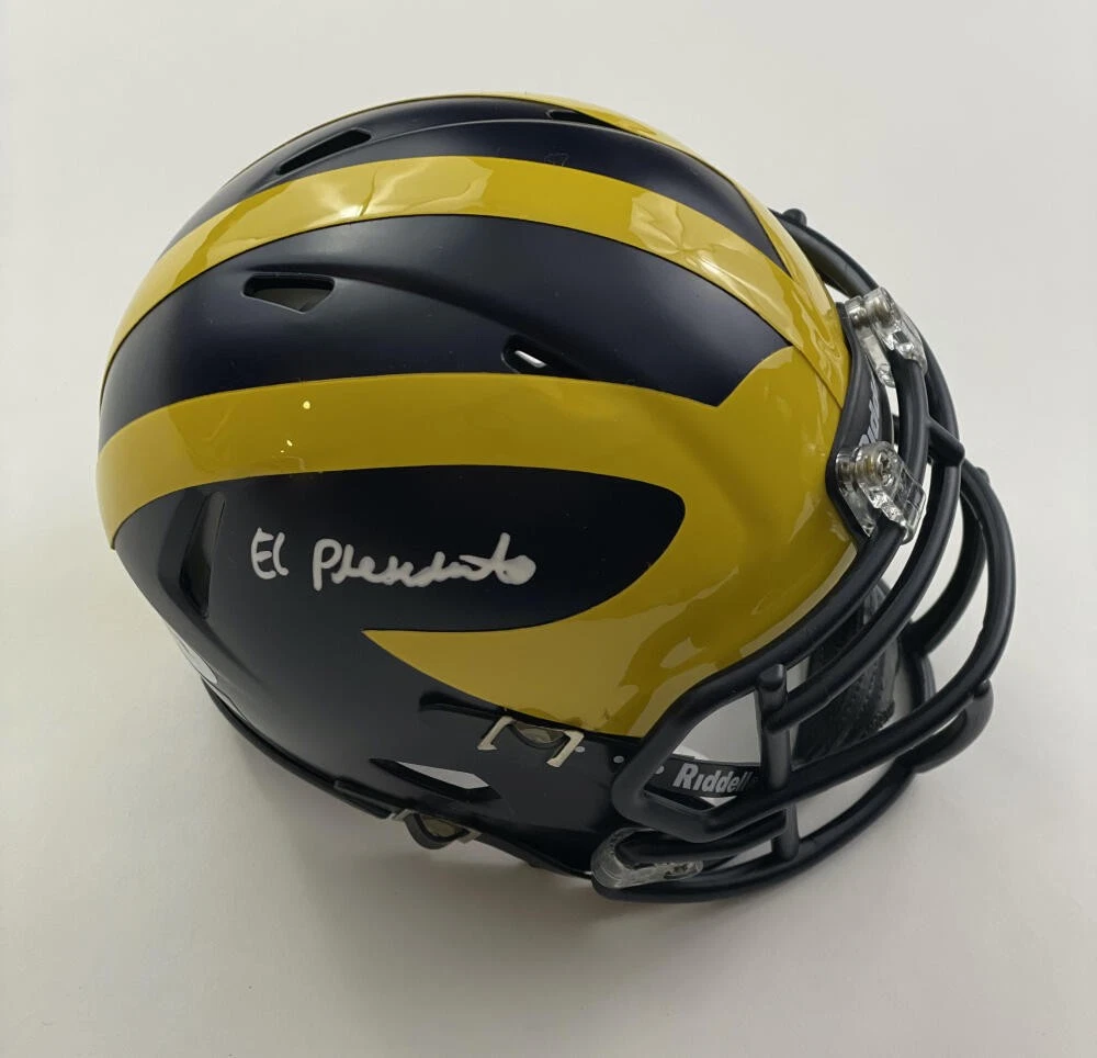 DAVE PORTNOY SIGNED AUTOGRAPH UNIV MICHIGAN MINI HELMET BARSTOOL SPORTS W/ PSA