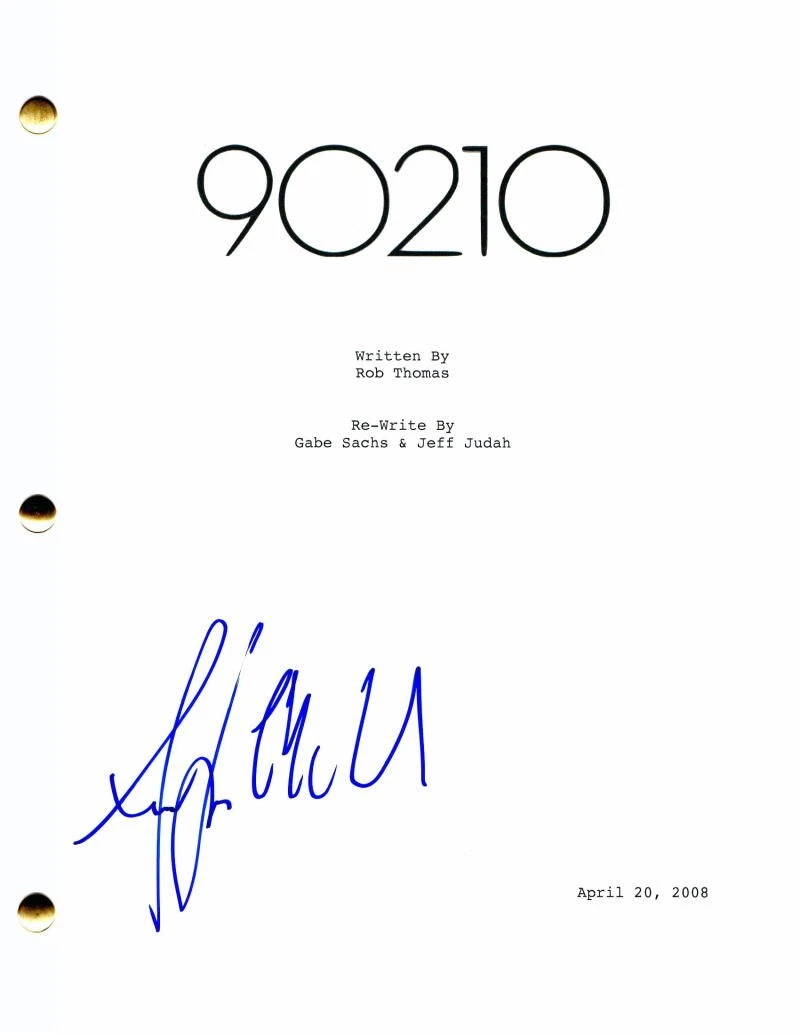 ANNALYNNE MCCORD SIGNED AUTOGRAPH 90210 FULL PILOT SCRIPT - NIP/TUCK BABE, SEXY