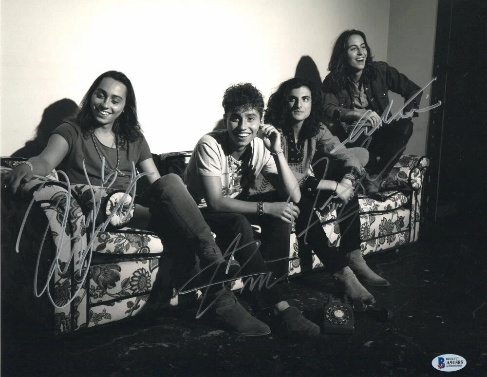 GRETA VAN FLEET COMPLETE SIGNED AUTOGRAPH 11x14 PHOTO - JOSH JAKE SAM DANNY RARE