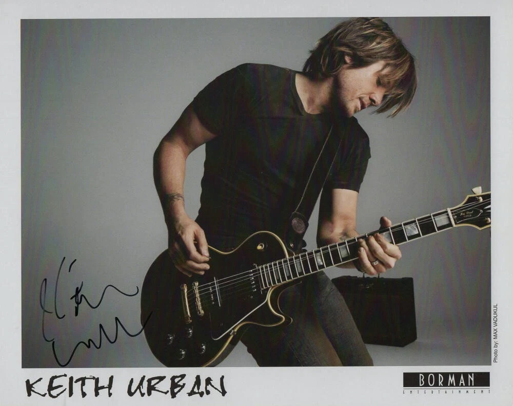 KEITH URBAN SIGNED AUTOGRAPH 8X10 PHOTO - COUNTRY MUSIC STUD, GOLDEN ROAD, JSA