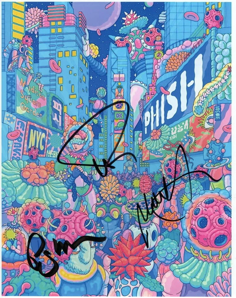 TREY ANASTASIO +2 PHISH BAND SIGNED AUTOGRAPH 8x10 MINI 2018 MSG POSTER PHOTO