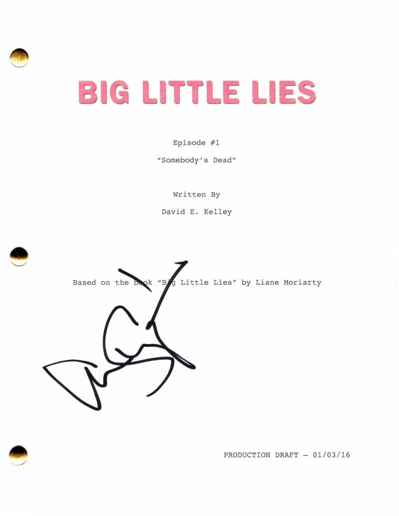 ALEXANDER SKARSGARD SIGNED AUTOGRAPH BIG LITTLE LIES FULL PILOT SCRIPT – RARE! COLLECTIBLE MEMORABILIA