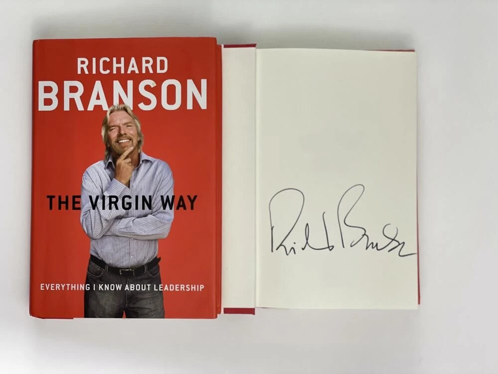 RICHARD BRANSON SIGNED AUTOGRAPH 