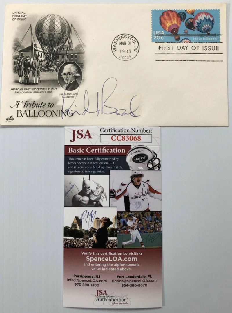 RICHARD BRANSON SIGNED AUTOGRAPH FDC FIRST DAY COVER - VIRGIN GALACTIC CEO JSA