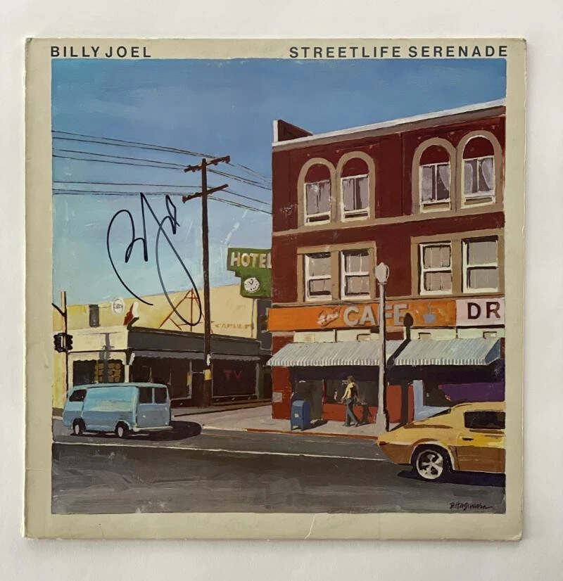 BILLY JOEL SIGNED AUTOGRAPH ALBUM VINYL RECORD STREETLIFE SERENADE - RARE w/ JSA