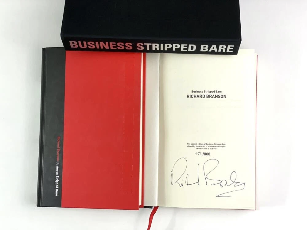 RICHARD BRANSON SIGNED AUTOGRAPH 