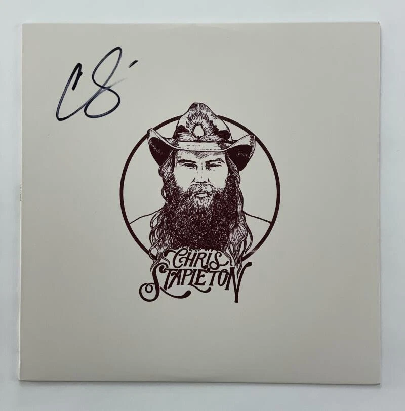 CHRIS STAPLETON SIGNED AUTOGRAPH ALBUM VINYL RECORD FROM A ROOM: VOLUME 1 JSA .