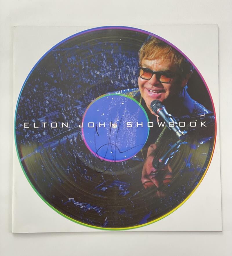 ELTON JOHN SIGNED AUTOGRAPH 2015 SHOWBOOK TOUR PROGRAM - LEGENDARY SINGER W/ JSA