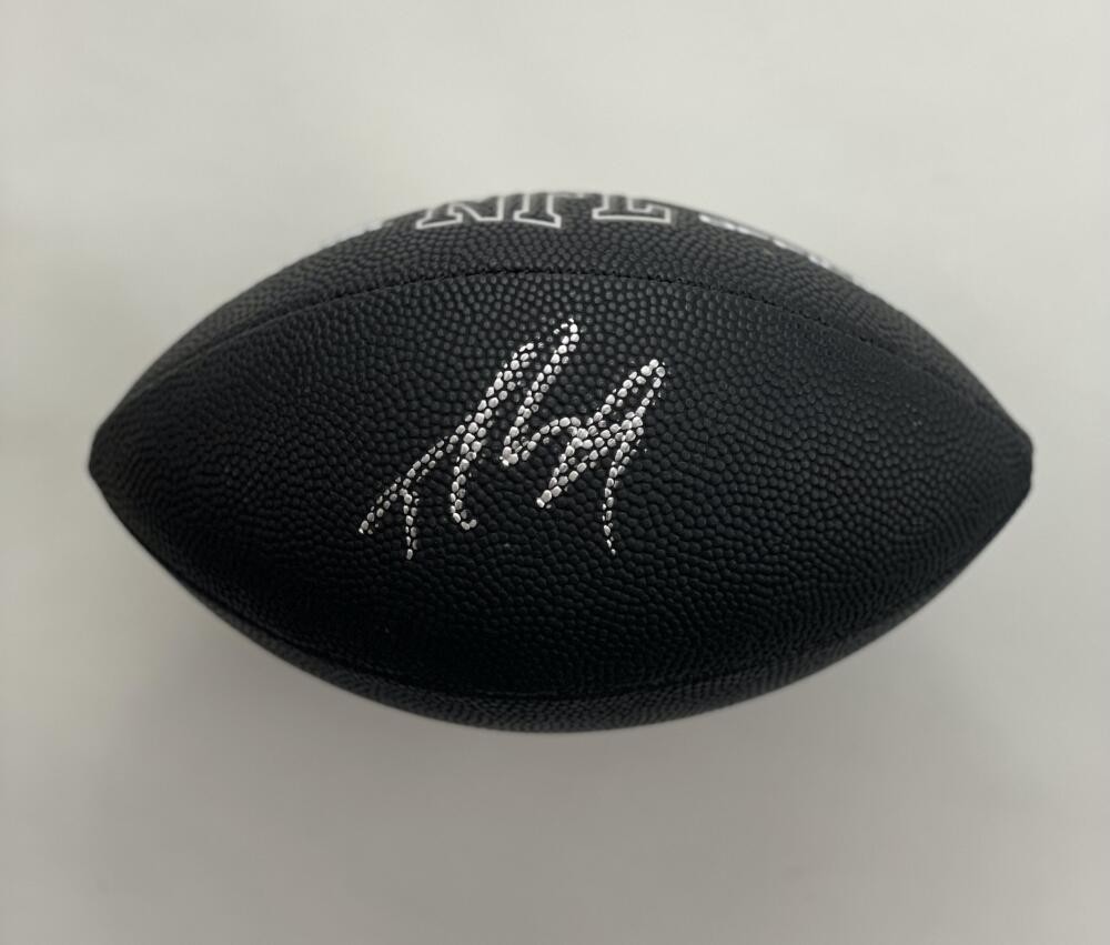 DREW BREES SIGNED AUTOGRAPH MINI FOOTBALL - NEW ORLEANS SAINTS STAR QB PSA