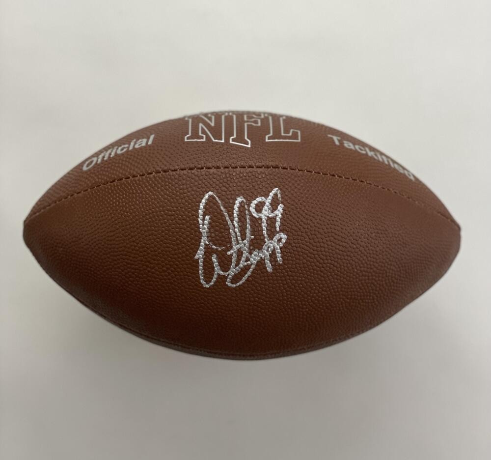 WARREN SAPP SIGNED AUTOGRAPH FULL SIZE FOOTBALL - TAMPA BAY BUCCANEERS NFL HOF