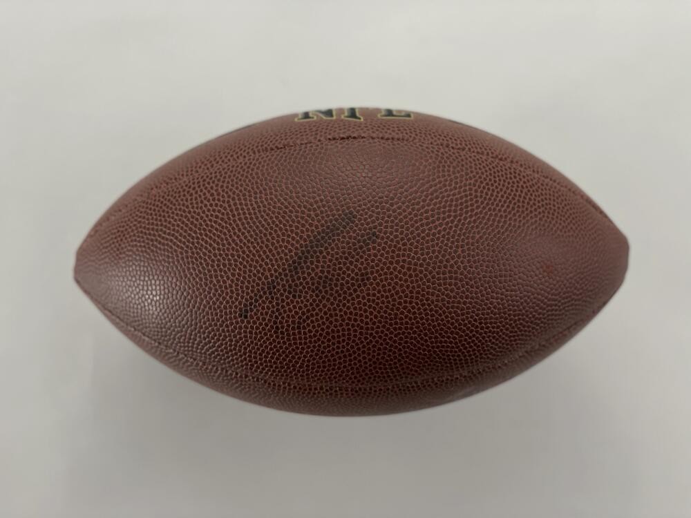 DREW BREES SIGNED AUTOGRAPH FULL SIZE FOOTBALL - NEW ORLEANS SAINTS NFL ICON PSA