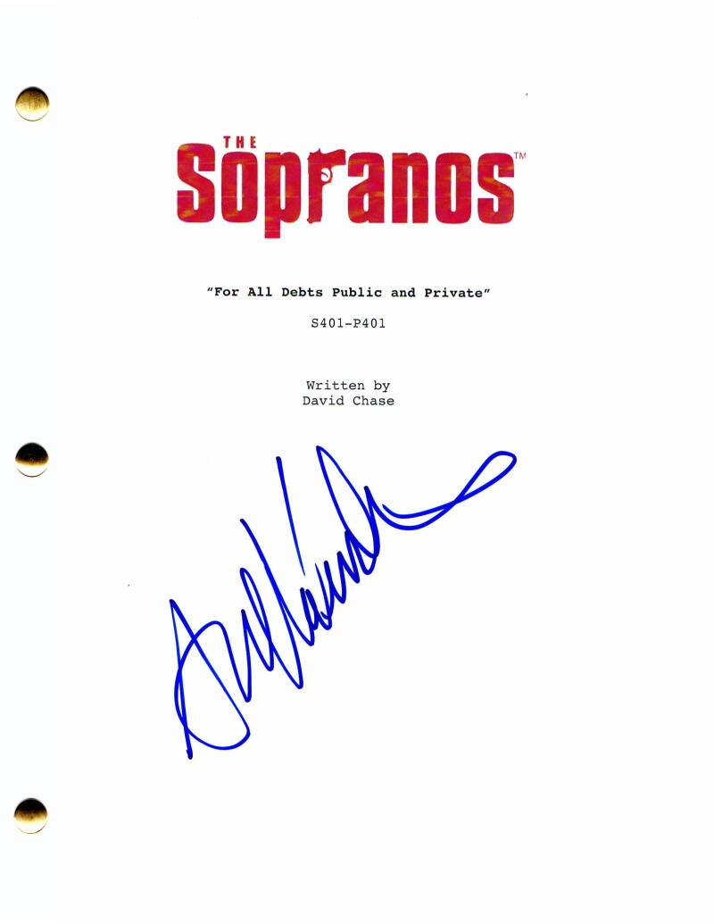 AIDA TURTURRO SIGNED AUTOGRAPH THE SOPRANOS FULL EPISODE SCRIPT - JANICE RARE!