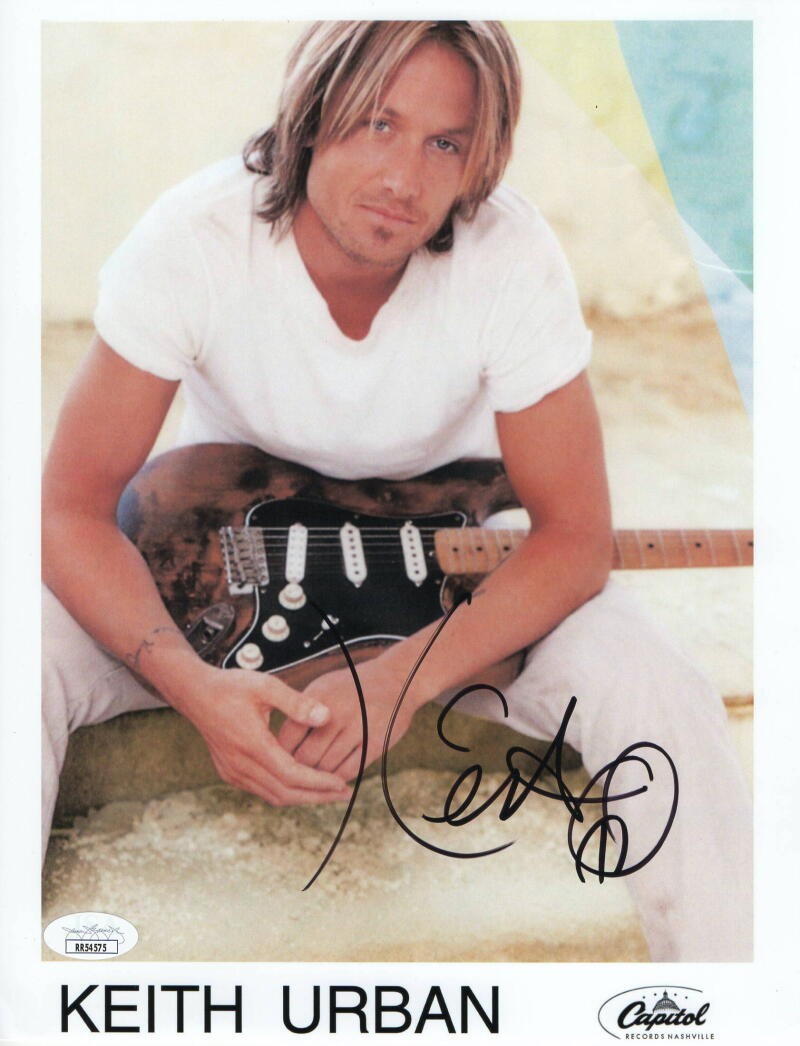 KEITH URBAN SIGNED AUTOGRAPH 8X10 PHOTO - COUNTRY MUSIC STAR, GOLDEN ROAD W/ JSA