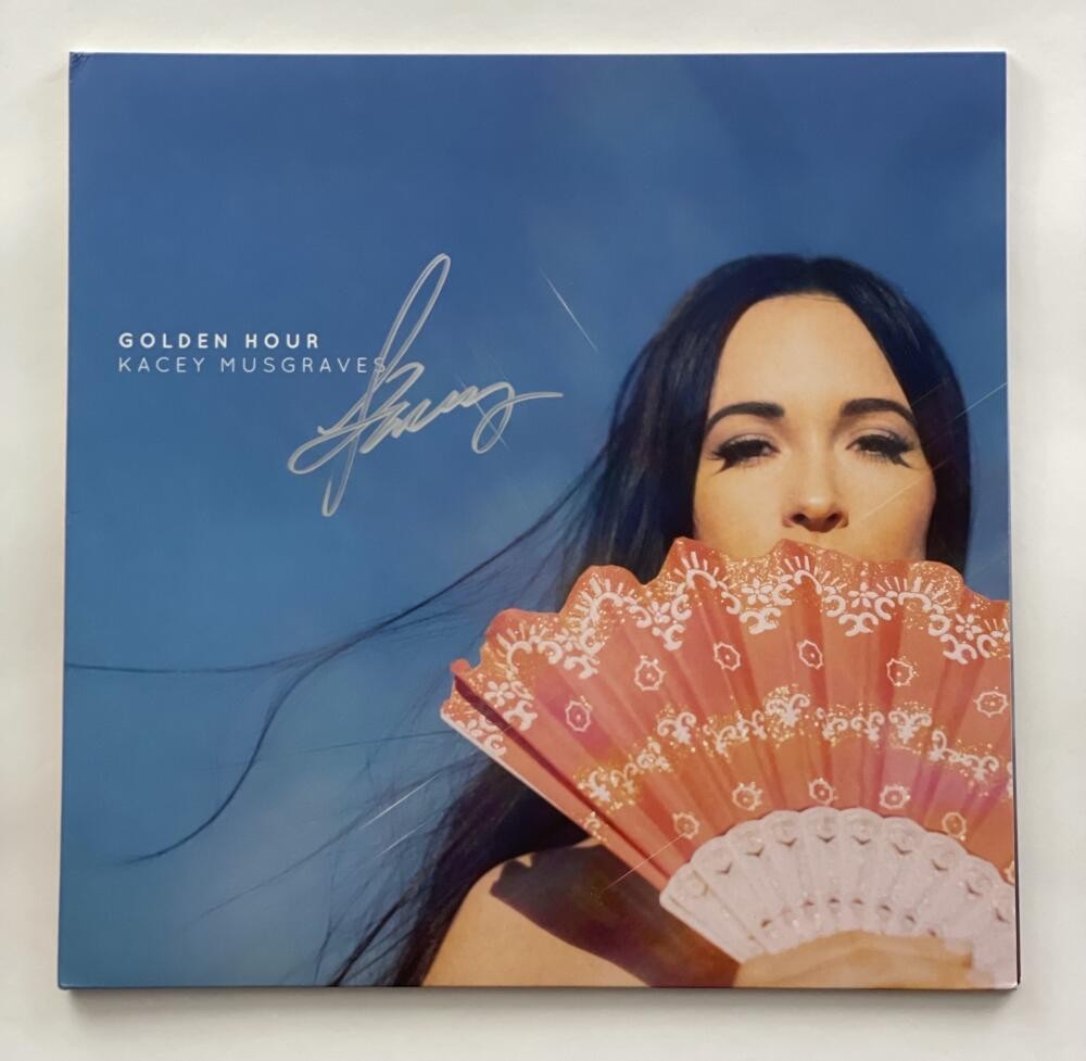 KACEY MUSGRAVES SIGNED AUTOGRAPH ALBUM VINYL RECORD GOLDEN HOUR COUNTRY BABE JSA