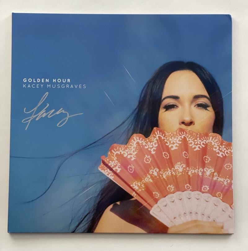 KACEY MUSGRAVES SIGNED AUTOGRAPH ALBUM VINYL RECORD ** GOLDEN HOUR ** JSA