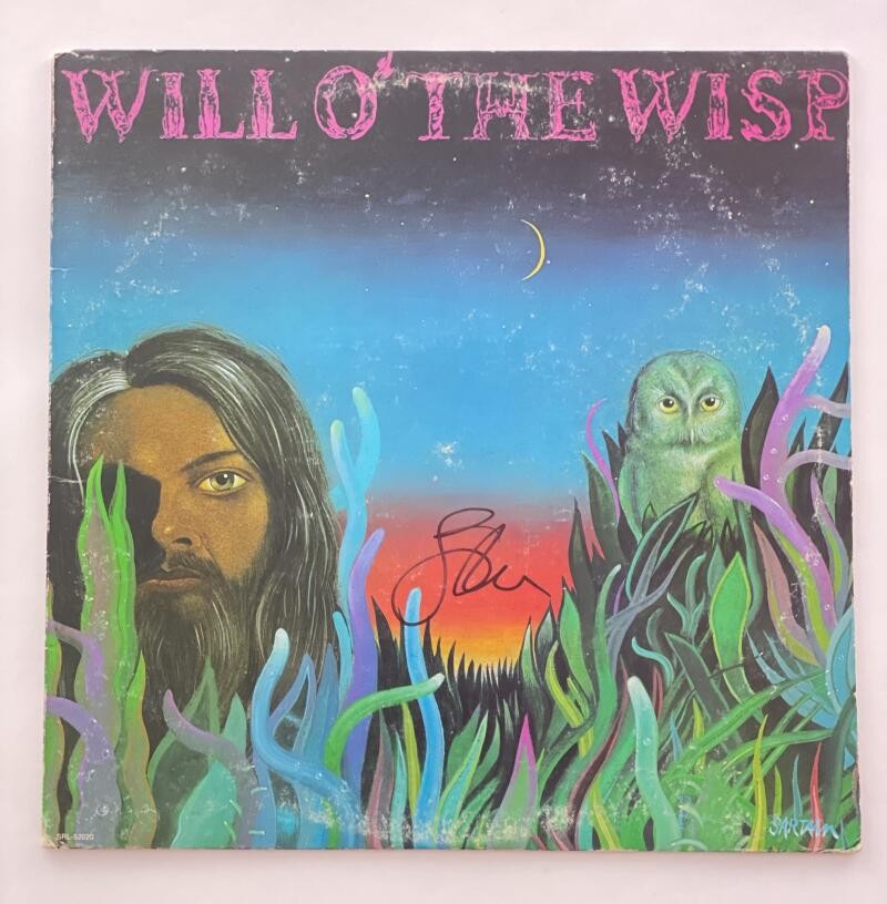 LEON RUSSELL SIGNED AUTOGRAPH ALBUM VINYL RECORD - WILL O' THE WISP RARE! W/ JSA