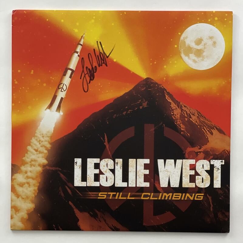 LESLIE WEST SIGNED AUTOGRAPH ALBUM VINYL RECORD - STILL CLIMBING MOUNTAIN - JSA
