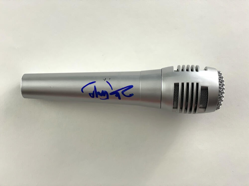 TREY ANASTASIO PHISH SIGNED AUTOGRAPH MICROPHONE MIC - FARMHOUSE, JUNTA W/ JSA