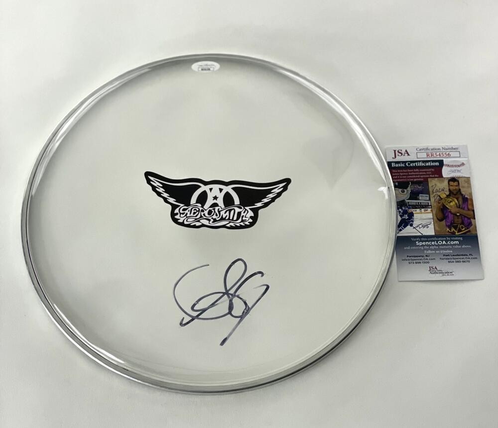 STEVEN TYLER SIGNED AUTOGRAPH 12″ DRUMHEAD – AEROSMITH FRONTMAN VERY RARE! JSA COLLECTIBLE MEMORABILIA