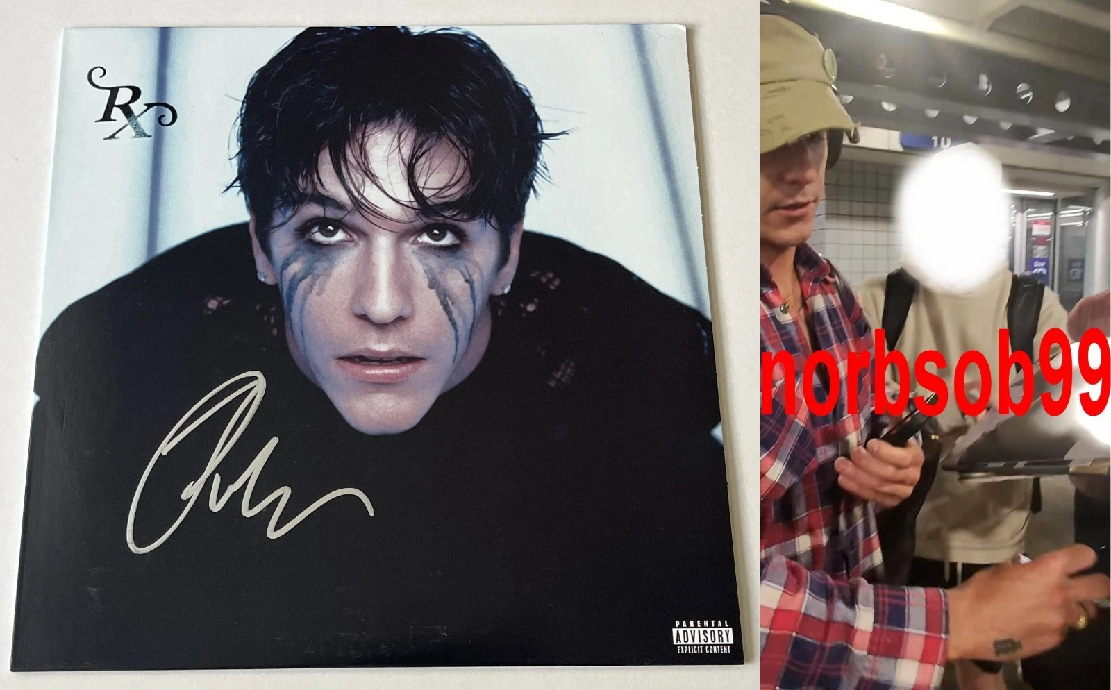 ROLE MODEL SIGNED AUTOGRAPH RX VINYL ALBUM RECORD LP w/EXACT PROOF & BECKETT COA
