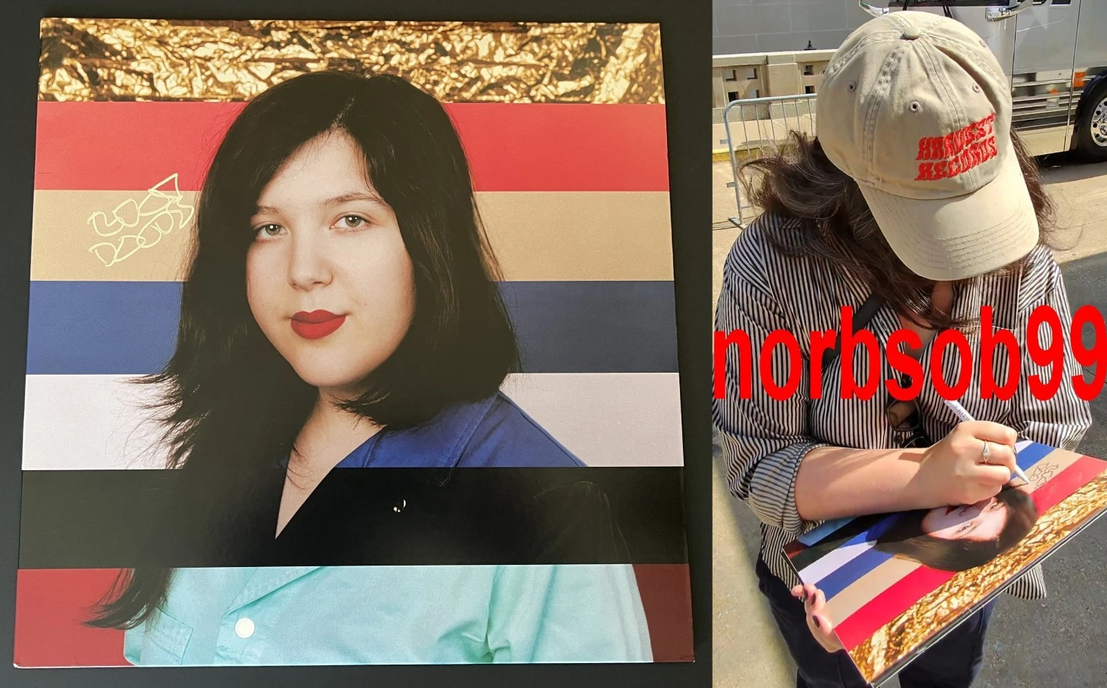 LUCY DACUS SIGNED 2019 VINYL RECORD ALBUM BOYGENIUS w/EXACT PROOF & BECKETT COA