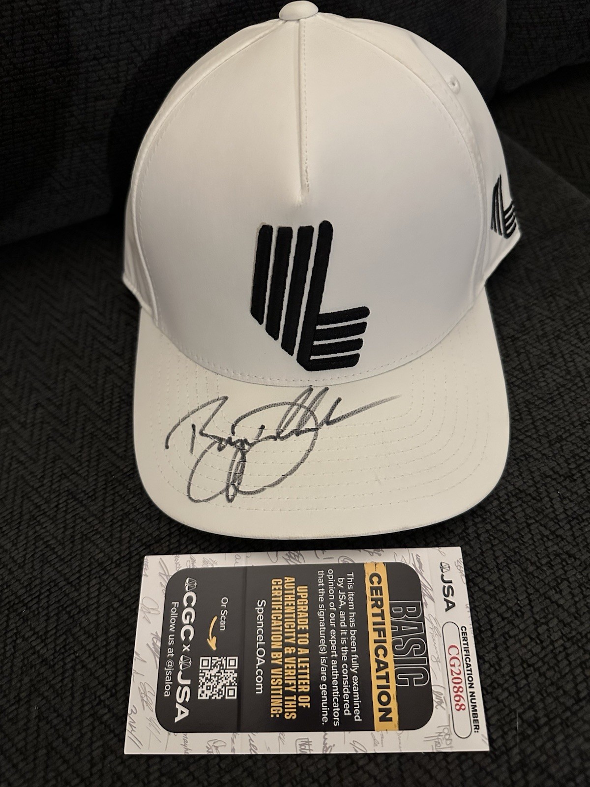 Bryson Dechambeau Signed LIV Golf Hat JSA Authentication COA