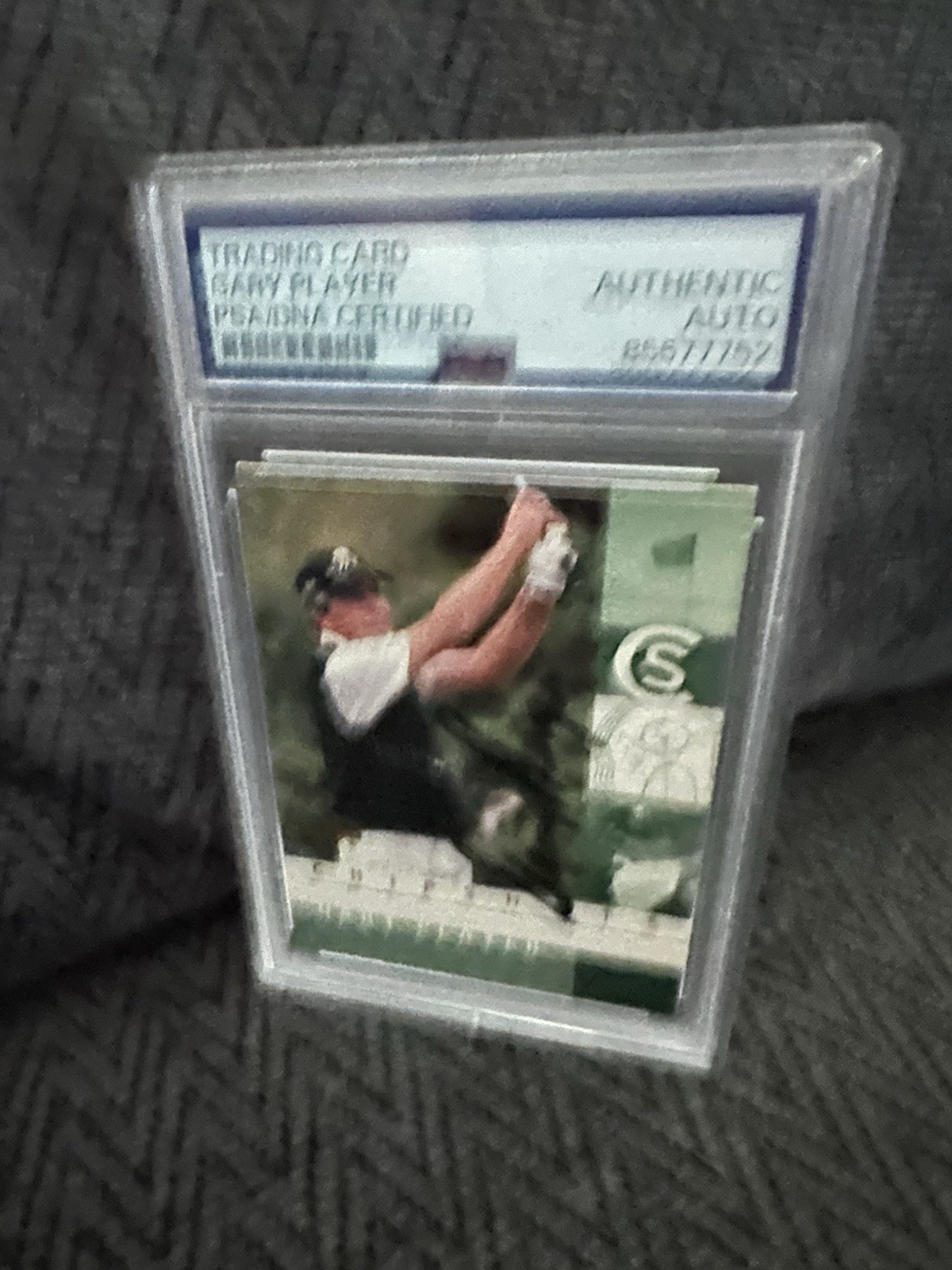 Gary Player Signed 2002 Upper Deck Golf #96 Card PSA /DNA Slab COA Authenticated