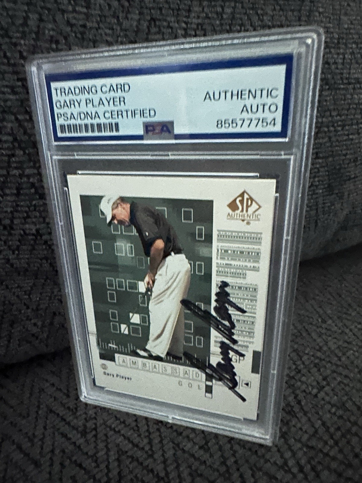 Gary Player Signed 2002 Upper Deck SP Golf #69 Card PSA /DNA COA Authenticated