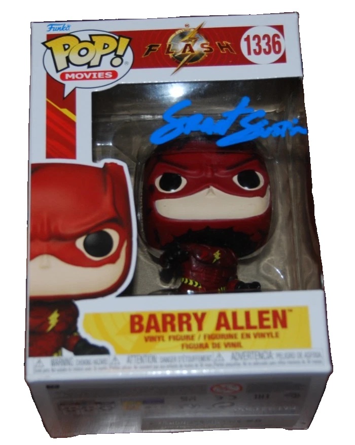 GRANT GUSTIN signed (THE FLASH) Barry Allen #1336 Funko Pop BECKETT BU41107