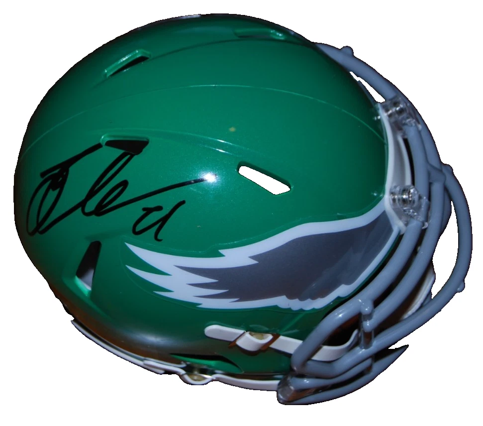 ERIC ALLEN signed (PHILADELPHIA EAGLES) mini football helmet BECKETT BU41309