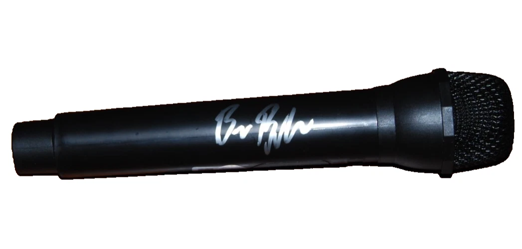 BRUCE BUFFER signed (UFC) MMA Toy Microphone autographed  BECKETT BAS BU41429