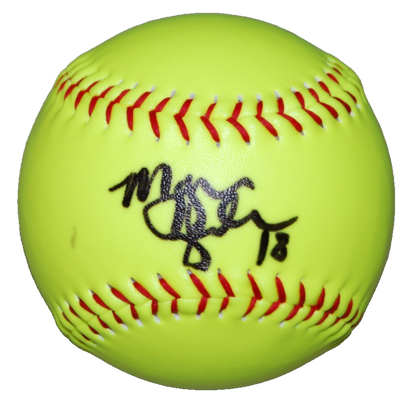 MORGAN ZERKLE signed (BANDITS) MARSHALL USA Softball 11