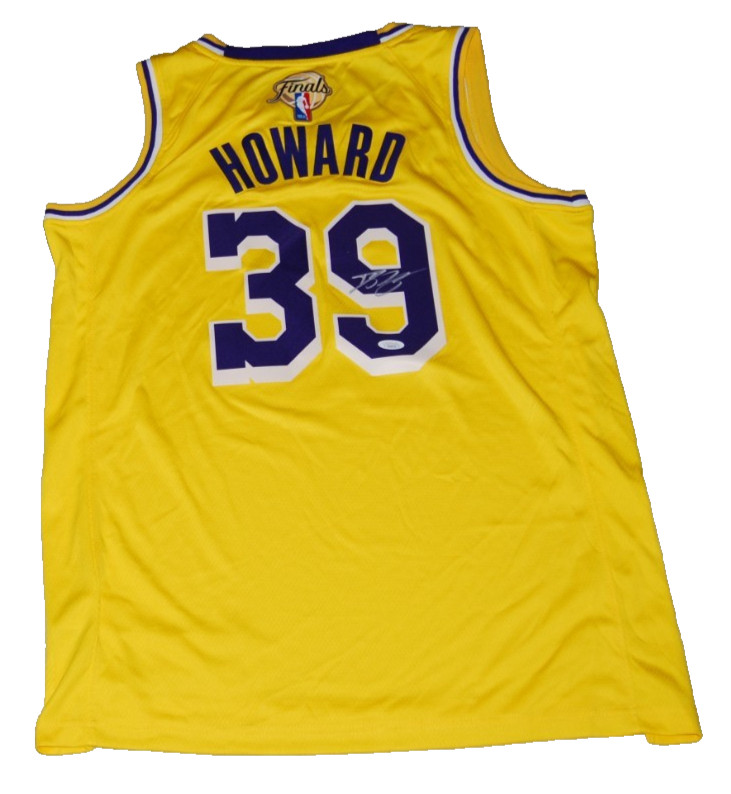 DWIGHT HOWARD signed (LOS ANGELES LAKERS) NBA Basketball jersey JSA CG39719