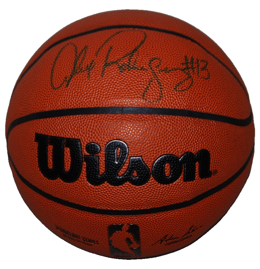 ALEX RODRIGUEZ signed (MINNESOTA TIMBERWOLVES) Owner NBA ball PSA/DNA AN61750