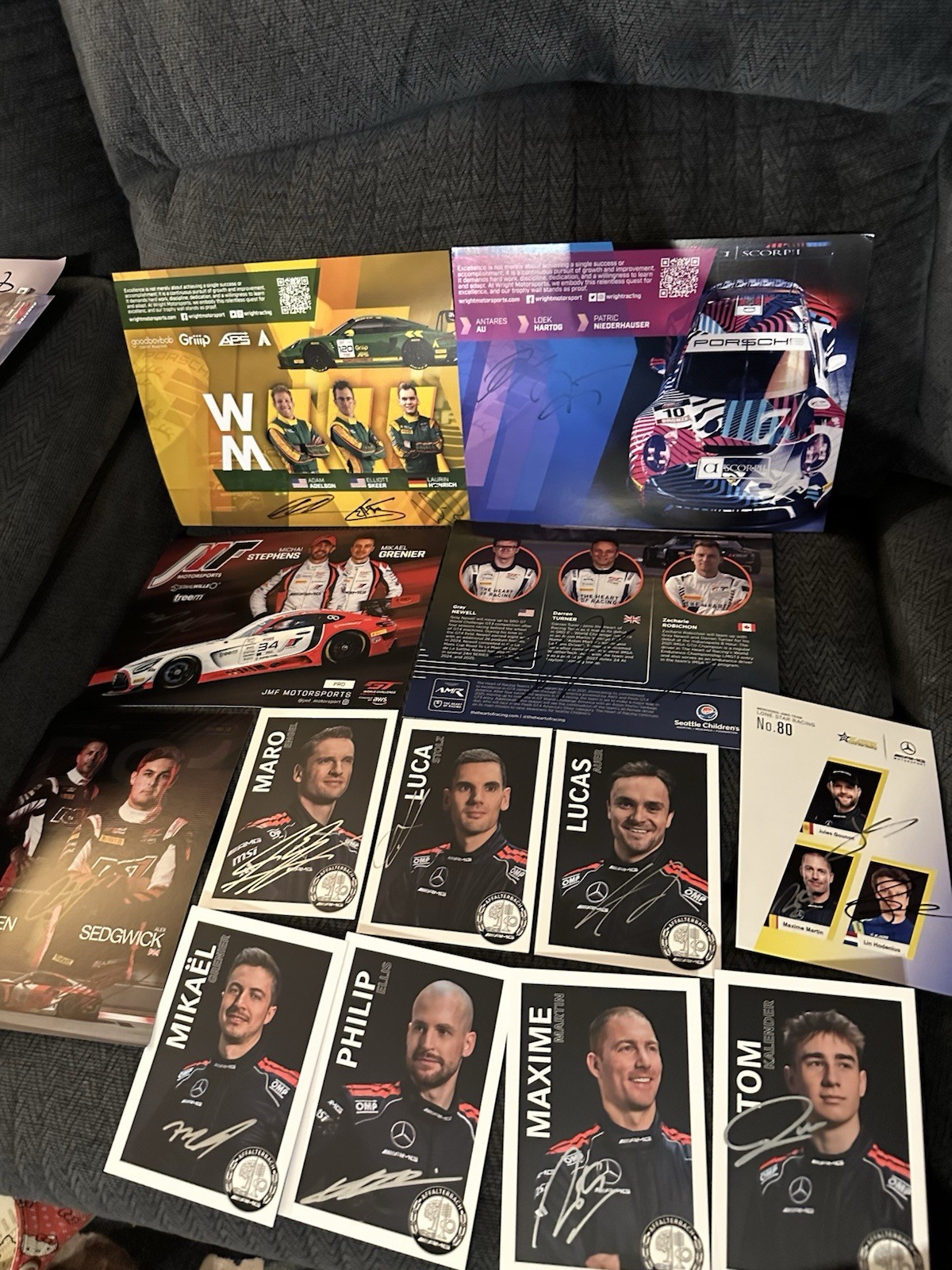 GT Challenge Indianapolis 8 Hour Lot Of 25 Signed  Promo/hero Cards 2025